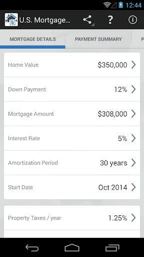 U.S. Mortgage Calculator