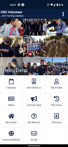 USO Volunteer Community screenshot 2