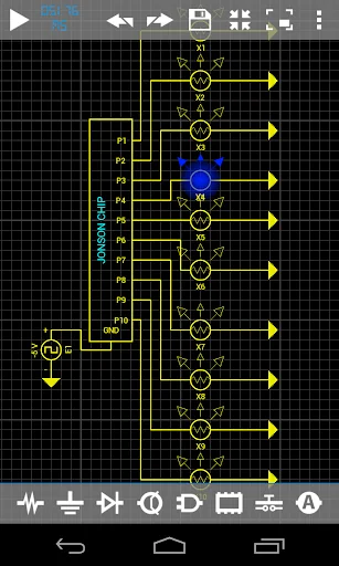Droid Tesla Circuit Simulator