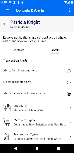 VyStar Card Control screenshot 1