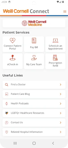 Weill Cornell Medicine screenshot 1