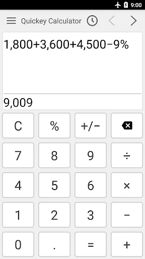 Quickey Calculator