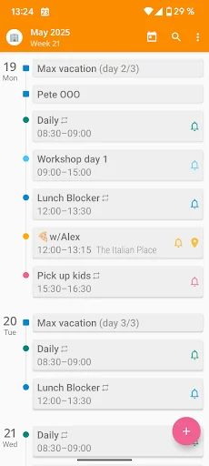 aCalendar+ Calendar & Tasks