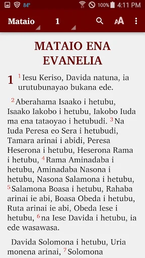 Suau - Bible