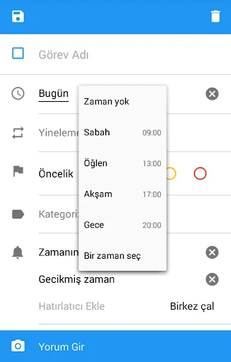 To do list