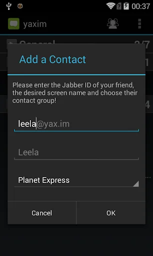 yaxim - XMPP/Jabber client screenshot 4