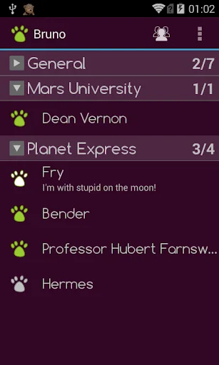 Bruno the Jabber Bear (XMPP) screenshot 1