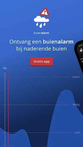 Buienalarm:Weather & Rainradar screenshot 1
