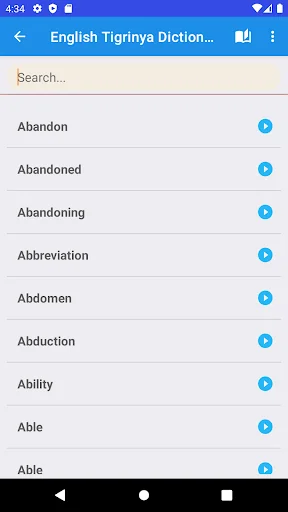 English Tigrinya Translator screenshot 2