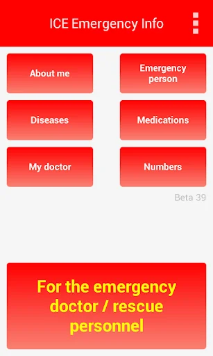 ICE Emergency Info screenshot 1