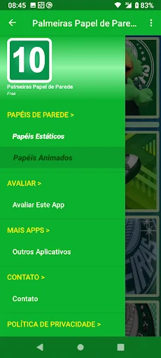 Palmeiras Papel de Parede