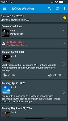 NOAA Weather & Tides