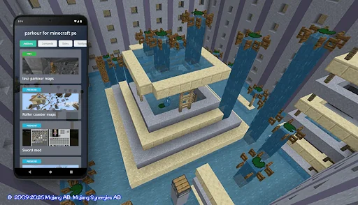 parkour for mcpe screenshot 1