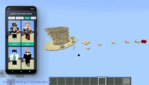 parkour for mcpe screenshot 2