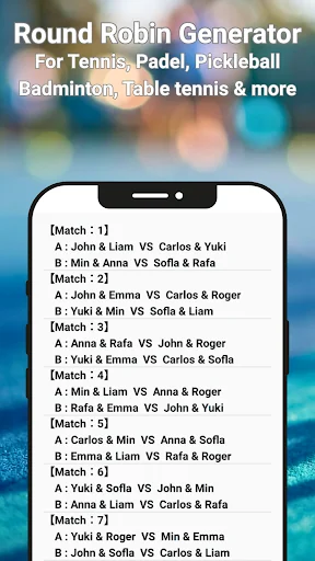 Social Doubles Match Maker