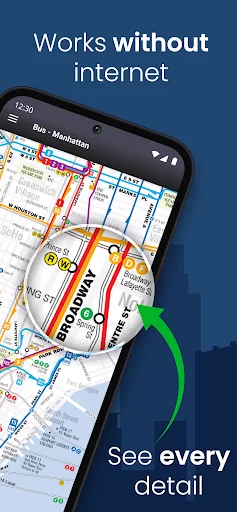 NYC Subway Map & MTA Bus Maps screenshot 2