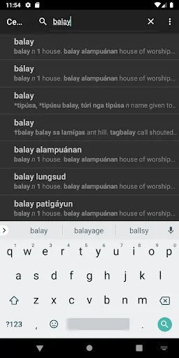 Cebuano-English Dictionary screenshot 2
