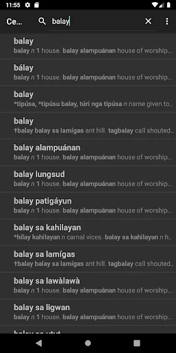 Cebuano-English Dictionary screenshot 3