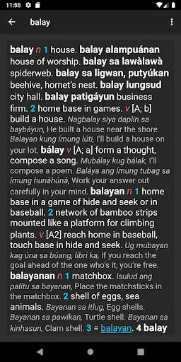 Cebuano-English Dictionary screenshot 4