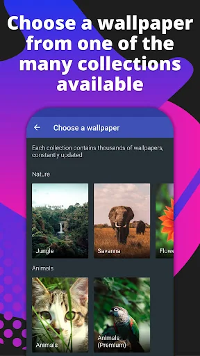 Casualis:Auto wallpaper change screenshot 2