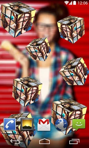 3D Photo Cube Live Wallpaper