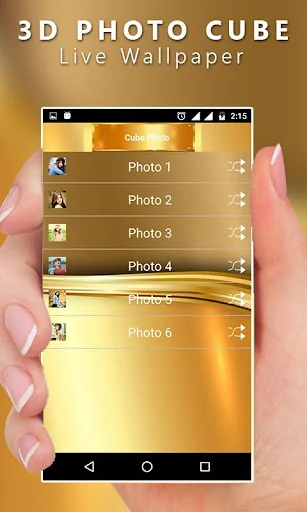 3D Cube Live Wallpaper screenshot 1