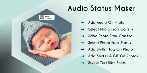 Audio Status Maker With Photo