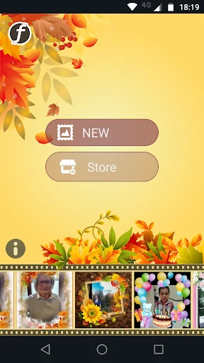 Autumn Photo Frames