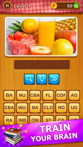 1 Pic Word Parts - Word Puzzle
