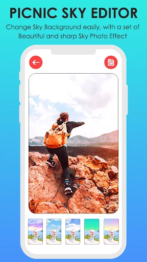 PicNic Sky Photo Filter Editor screenshot 1