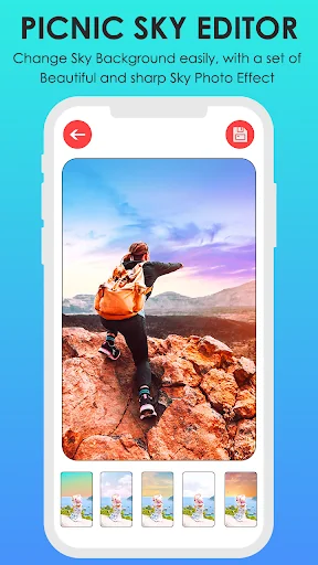 PicNic Sky Photo Filter Editor screenshot 2