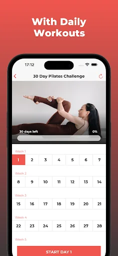 30 Day Pilates Challenge screenshot 4