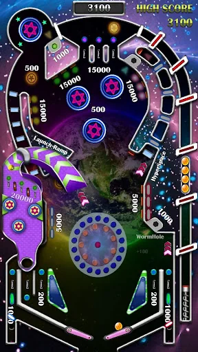 Pinball Flipper Classic Space screenshot 2
