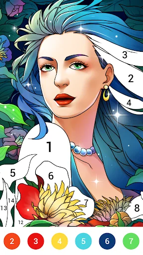 Number Color - Drawing Book