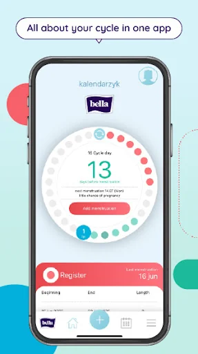 Bella Period Calendar screenshot 1