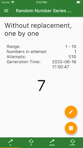 Random Number Series Generator