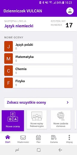Dzienniczek VULCAN screenshot 3