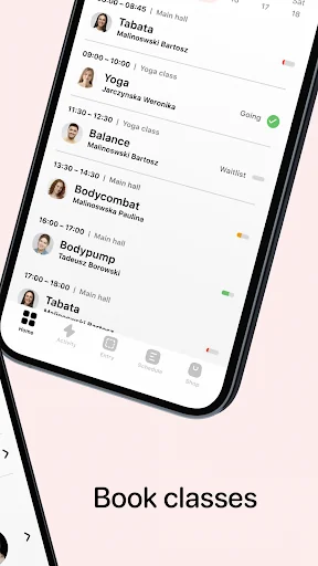 eFitnessApp screenshot 2