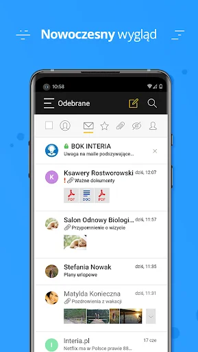 Poczta Interia screenshot 1