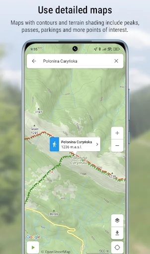 Hiking Map Poland screenshot 3