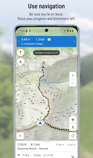 Hiking Map Poland screenshot 4