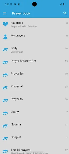 Prayer book screenshot 1