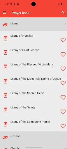 Prayer book screenshot 2
