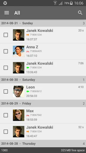 FonTel - Call Recorder screenshot 1