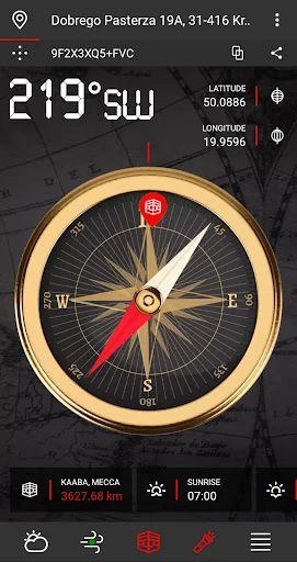 Perfect Compass (with weather) screenshot 2