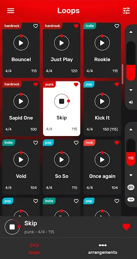 Drum Loops - Rock Beats screenshot 1