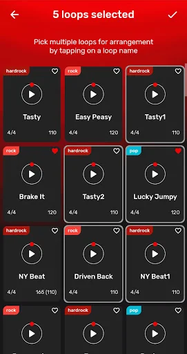 Drum Loops - Rock Beats screenshot 2