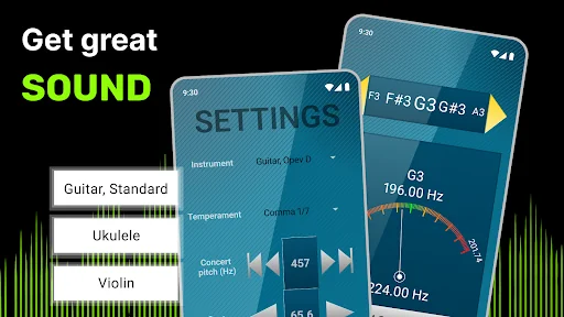 Perfect Guitar Tuner screenshot 2