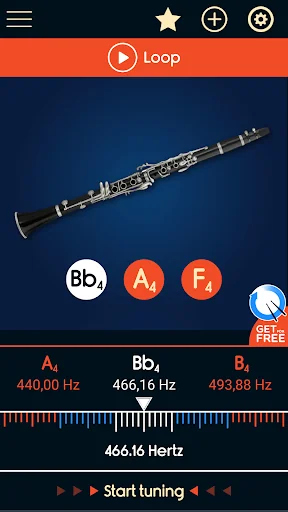Master Clarinet Tuner screenshot 2