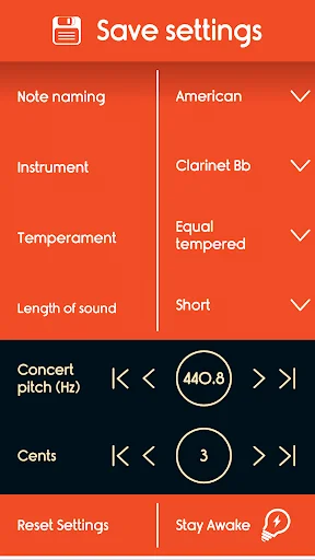 Master Clarinet Tuner screenshot 3